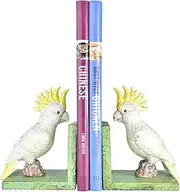 Antique Look Cockatoo Bookends