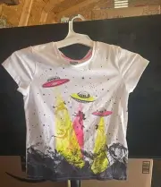 Spotted Zebra t shirts Unisex size 10 Large- Space Unicorn, Mermaid, Starts,