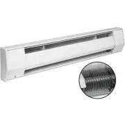 King Electric 240V Ceramic Core Baseboard Heater - 27-in. 350W