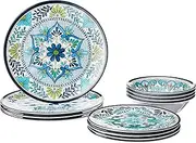 [Certified International] 12 Piece Talavera Melamine Dinnerware Set, Multicolor