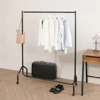 在飛比找momo購物網優惠-【ikloo 宜酷屋】簡約款曬衣架