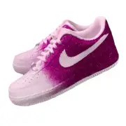 Custom Nike Air Force 1 Sneakers Glitter / Handmade / Pink Sparkle Shoes / Prom