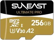 SUNEAST MicroSDXC Card ULTIMATE PRO GOLD Series (256GB) SE-MSDU1256B185