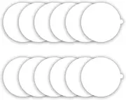 12 Pcs Flea Trap Stickers Round Adhesive Fly Trap Dome Flea Trap Refill for Pet House Carpet Living Room Bedroom Hallway