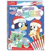 INKredibles Mess-Free ColourBurst Bluey Christmas Fun! - Book