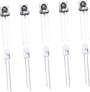 OSALADI 5 Pairs IR Emitter and Receiver Set 3 Legs 18-20m Operating Distance for Audio- Appliances