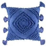 Kas Australia Daffie Filled Cushion/Throw Pillow Home Decor Sqr 50x50cm Blue