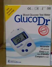 Gluco Dr Blood Glucose Glucosa Test Meter 25 Test Strips