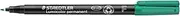 Staedtler 318-5 Lumocolor Universal Permanent Fine Pens - Green, Pack of 10