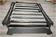 Compatible for Toyota FJ Cruiser 2007-2022 Facelift Upgrade Car Outdoor Roof Rack Full Length Cargo Basket Platform(Roof Rack)