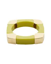 Trina Turk 14K Plated Geo Stretch Bangle Bracelet