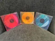 Memorex Cool Colors CD-R 700MB 80 min (3 Pack) Blank New Sealed red/yellow/blue