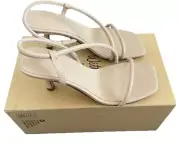 Wittner - Canyae New Flesh - Napa Leather Kitten Heel Sandal - Size 36