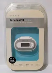 Belkin TuneCast II FM Transmitter for IPod Nano Compatible F8V3080-APL White