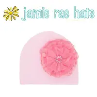 在飛比找樂天市場購物網優惠-★啦啦看世界★ Jamie Rae Hats 糖果蕾絲花粉紅