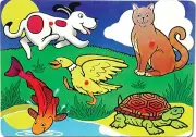 Melissa & Doug First Peg Pets Puzzle (NEW) 1136