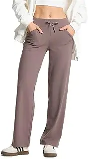 [Yogipace] Women's Petite/Regular/Tall Straight Leg Loose Fit Yoga Pants Lightweight Lounge Sweatpants