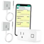 ST5 WiFi Freezer Thermometer Alarm, Email Alert, App Notification, H2 Hub Kit