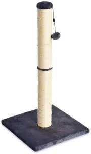 Cat Scratching Post, Medium, 15.75" X 15.75" X 31.5"H, Grey