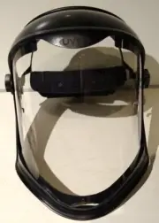 UVEX Bionic S8510 Full Face Shield Clear Anti-Fog Flip-Up Safety Protection