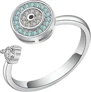 [WJnflQN] Fidget Ring - Adjustable Spinner Rings for Women Men | Exquisite Spinner Rings, Fidget Adult Rolling Ring for Holidays for Lovers, Friends