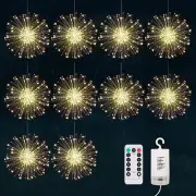 Firework Lights,10 Pack LED Copper Wire Fireworks Lights Fairy Lights Christm...