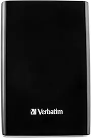 Verbatim Store 'n' Go Slim Portable SSD 1TB, USB 3.2 Gen 1 SSD, up to 5 Gbps with USB-C Port & Adapter, Nero Backup Software, Compact, Lightweight & Reliable for Mac, PC, Black