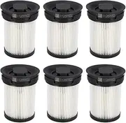 [SPORTARC] Replacement Filter for Miele TriFlex HX1 FSF Vacuum Cleaner, Washable Filter, Pack of 6