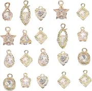 [Beatifufu] Retro Diy Pendant Charm 90pcs Assorted Number Beads for Bracelet Making Jewelry Pendant Accessory