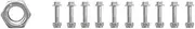 Pikasola 5 Blades’ Wind Turbine Screws + Spindle Nut Kit Suitable 100W to 600w Small Wind Turbine Generation Accessories Parts