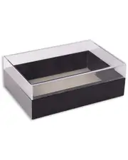 Bey-Berk Arno Valet Box With Acrylic Lid 1