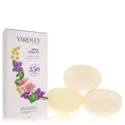April Violets 3 x 3.5 oz by Yardley London - Soap for Women 3 x 100g