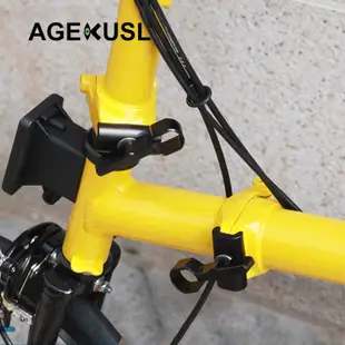 ACEOFFIX 自行車折疊C扣鋁合金 C夾用於小布 Brompton ACEOFFIX 折疊自行車一對
