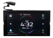 JVC KW-M865BW 2-Din 6.8" Bluetooth Wireless Car Play and Android Auto Receiver