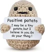 Mini Funny Positive Potato, Cute Wool Funny Knitted Positive Potato, Positive Gifts Funny Gifts Positive Potato for New Year Gift Birthday Gifts Party Decoration Encouragement