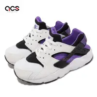 在飛比找Yahoo奇摩購物中心優惠-Nike 童鞋 Huarache Run PS 中童 白 紫
