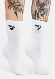 One Way Only Crew Socks