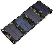 1 Set Portable Solar Panel Charger Solar Charging Device for Outdoor Activities Efficient Emergency Charging Lightweight and Easy to Carry for Camping and Travel