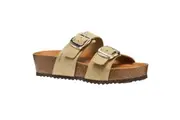 Geox Womens/Ladies D Brionia H Leather Sandals (Light Taupe) - UTFS11643
