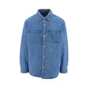 [LEVI'S] LEVI'S Denim and nylon reversible overshirt Man S S Blue