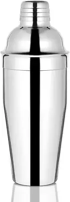Bar Cocktail Shaker, 24 Oz Martini Shaker Drink Mixer with Built-In Strainer for