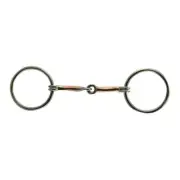 Coronet Partial Copper Mouth Loose Ring Snaffle Bit