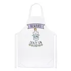 Beware Crazy Gin Lady Chefs Apron - Funny Tonic Joke Drunk Cooking
