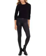 Miraclesuit Black Pixie Dust Shaping Athleisure Leggings Large L