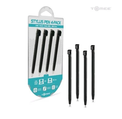 4 PACK - Tomee M05926-BK Stylus Pen Set For Nintendo DSi / Nintendo DS Lite