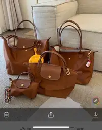 在飛比找Yahoo!奇摩拍賣優惠-名牌精品包 國際精品包 LONGCHAMP  大中小