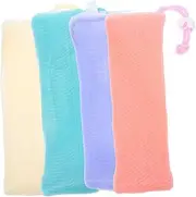 VINTORKY 4pcs Soap Foaming Mesh Bag Soap Saver Pouch Soap Foaming Pouches Dr Sasquatch Soaps Foaming Bag Saver Bags Soap Receive Bag Soap Bag Bubble Small Mesh Bags Soft or Grid