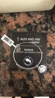 alex and ani Zodiac bracelet silver (Taurus)