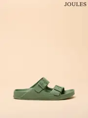 Joules Sunseeker Sage Green EVA Sliders (E29286) | $42