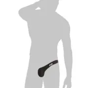 High Elastic Men's Unilateral Thong T Pants One Side Half Thong Pouch Underwear